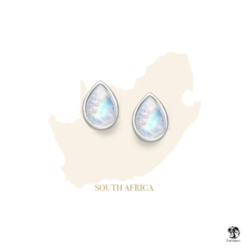 Rainbow Moonstone Droplets