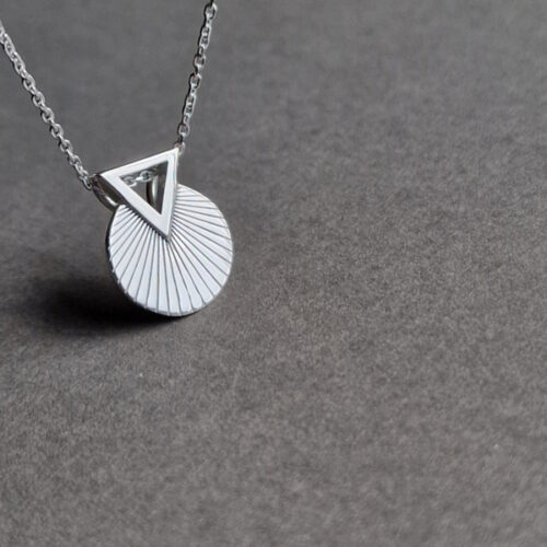 Silver Art Deco Necklace