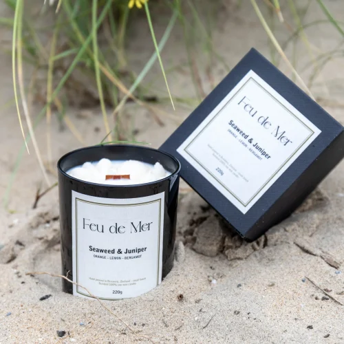 Seaweed & juniper - geurkaars 220g