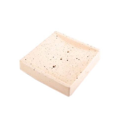 CERAMIC SOAP DISH SQUARE